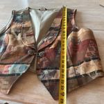 Vintage Roper Southwest Vest 80s Boho Print Hippie Southwestern Vest size 3X Photo 10