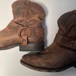 Frye  Wyatt Harness Short Leather Boots Size 6.5 Photo 7