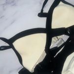 Black white bikini set Small swimsuit Size XS Photo 9