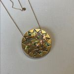 House of Harlow Gold and Abalone Pendant Necklace Photo 1