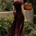 Baltic Born Krystal Satin Wrap Gown Maxi Dress Photo 3