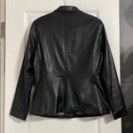 wilson's leather Pelle Studio  Blazer Style Jacket Black Size Medium Vintage Y2K Photo 2
