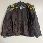 Harvé Benard Harve Benard Cotton Jacket Colorful‎ Blazer Size 10 Blue Yellow Black Formal Photo 7