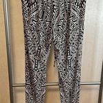 International Concepts Black White Graphic Elastic Waist Jogger Pants Size Large Photo 1