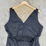 Abercrombie & Fitch NWT Cinch Front Cut Out Dress Sleeveless Party in Black XL Photo 3