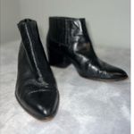 1. State Womens Black Leather Ankle Women’s Boots 7.5 Slip On Photo 6