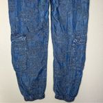 Johnny Was Pace denim pull on embroidered boho cargo jogger pants size XS Photo 8