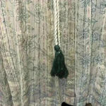 Rachel Roy  women’s Boho Peasant Top with Tassel Tie Printed Cap Sleeve Blouse XS Photo 4