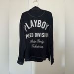 Playboy Black Shirt with White Stitching Photo 1