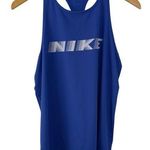 Nike  Pro Dri-FIT Training Women's Large Royal Blue Racerback Tank Slim Fit Gym Photo 0