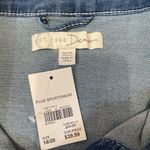 Cato  Blue Denim Jacket with Embroidery Photo 5