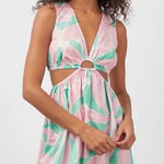 Rails Rizo Cutout Candy Mint Midi Dress Medium NEW Photo 0