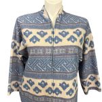 Vintage Night Gear Robe Size L Blue Beige Size L Photo 1