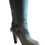 Chloé CHLOE Tucson Gray Boots Leather Adjustable Belt Knee High Tall Italy EU 38 /7.5 Photo 9