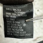 Elie Tahari Tahari Arthur S. Levine Pink Floral Silk Blend Dress Brown Trim [Size‎ 12] Photo 2