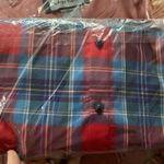 Joan Rivers Long Sleeve Tartan Plaid Boyfriend Shirt XL A391078 NWT QVC Photo 4