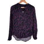Equipment  Cornelia Button Down Blouse size Small Floral Print Long Sleeves Photo 2