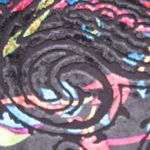 ECI NWT Black Multi Velvet Dress Photo 5