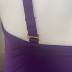 Ralph Lauren women's purple v-neck one piece tummy control swimsuit swimwear Photo 6