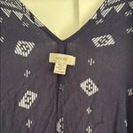 Ecote Navy and White Patterned Kaftan Photo 3