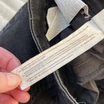 ZARA  Black Baby Bootcut Raw Hem Ankle Jeans 26" Inseam Size 10 Photo 6