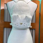 Betsey Johnson  White Furry dog Backpack Photo 0