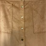 Jolt #123  camel vegan suede mini skirt Photo 6