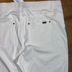 Hue Women's 2X White High Waisted Denim Stretch Leggings Pull On Jeans Casual Photo 2