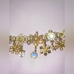 Kirks Folly 'Flurries' Snowflake Charm Bracelet & Earrings Gold Photo 9