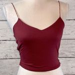 Windsor Cropped Cami Burgundy-Medium Photo 0