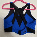 The North Face Stow N Go Bra Blue Black Adjustable Back Size XL Photo 3