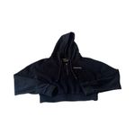 Alphalete Woman’s S Capital Cropped Hoodie Black Sweatshirt Workout Photo 1