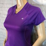 Champion Double Dry Purple Tight Workout Tee S Photo 3