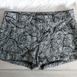Lucky Brand Charcoal & Grey Paisley Cuffed Shorts Photo 0