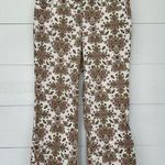 Nicole Miller  Women’s 12 Floral Flower Flare Pants Photo 0