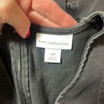 Liz Claiborne NWT Black Denim Dress Photo 2