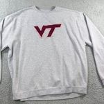 J. America Vintage Virginia Tech Sweatshirt Men‎ 3XL Embroidered Graphic Fleece Collegiate Photo 0