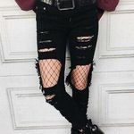 LF Carmar Busted Knee Skinny Jeans Photo 0
