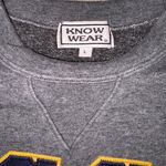 Know Wear UCSB Gray With Yellow Vintage Crewneck Sweatshirt Size L Photo 4