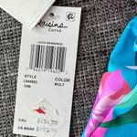 Tropical Print Colorful Bathing Suit SwimDress Plus Size 14W Full Coverage NEW Photo 7