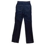 ZARA Women's Dark Wash Denim High Rise Wide Leg Jeans Classic Style Size 6 Photo 6