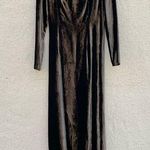 NEW Siri Brown Velvet Gown Maxi Long Sleeve Formal Medieval 6 Photo 0