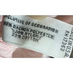 Vintage Nightgown Embroidered Neck Ruffled Short Sleeves Mini Pink Womens Medium Photo 10