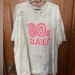 Gray 80s baby tshirt size 3xl Photo 0