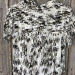 FOR THE REPUBLIC ✨Frayed collar dot button down top✨ Photo 5