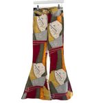 Wrangler NWT  x Lainey Wilson Printed Patchwork Sundown Flare Jeans Sz 26 Photo 4