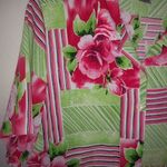 Allison Daley  16P Lime Red Roses Top Plus Petite Photo 1