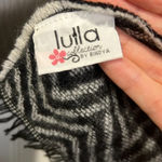 Lulla Extra wide Reversible long scarf or wrap Black Photo 5