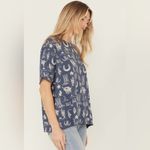 We The Free FREE PEOPLE  WOMEN'S PAINTED CONVERSATIONAL TEE Photo 1