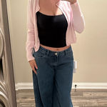 Princess Polly  Denim Women’s Blue Jeans Flare Wide-Leg Pants  Photo 0